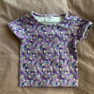 Talbots Kids purple floral pajama set